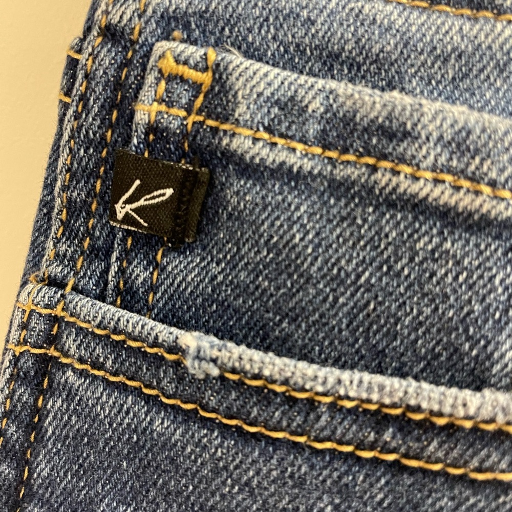 Kancan By Maurice’s Front Button Jean Shorts Dist… - image 5